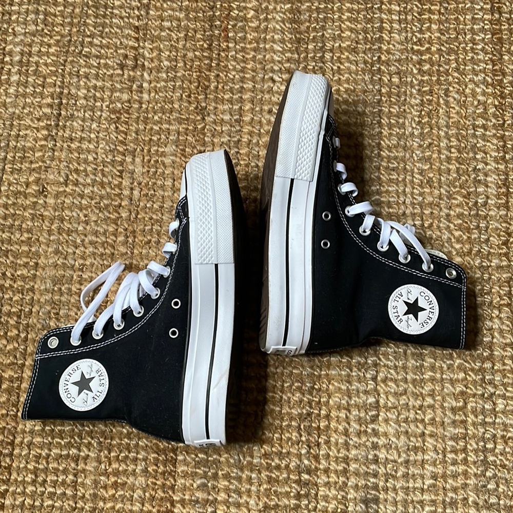 Converse Black and White Chuck Taylor High Top Sneakers